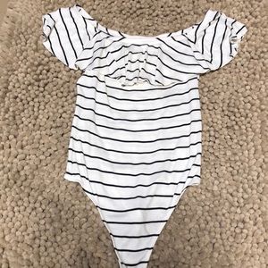 Off shoulder bodysuit